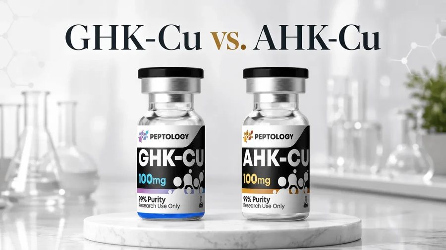GHK-Cu i AHK-Cu: koja je razlika između ova dva bakrena tripeptida