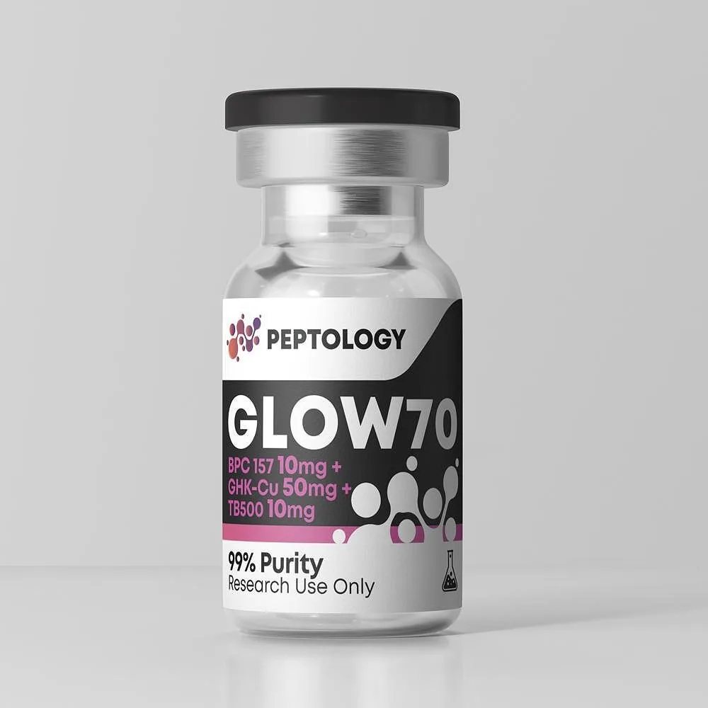 GLOW70 – Kompleks BPC-157 10 mg, GHK-Cu 50 mg i TB500 10 mg