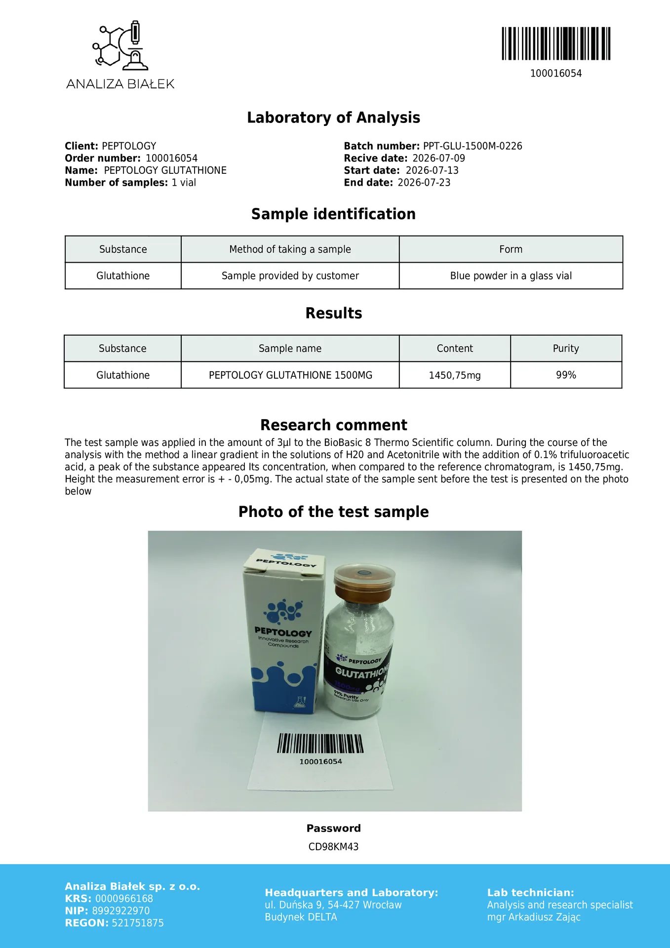 Glutation (Glutathione) 1500 mg – tripeptidni antioksidans – slika 2