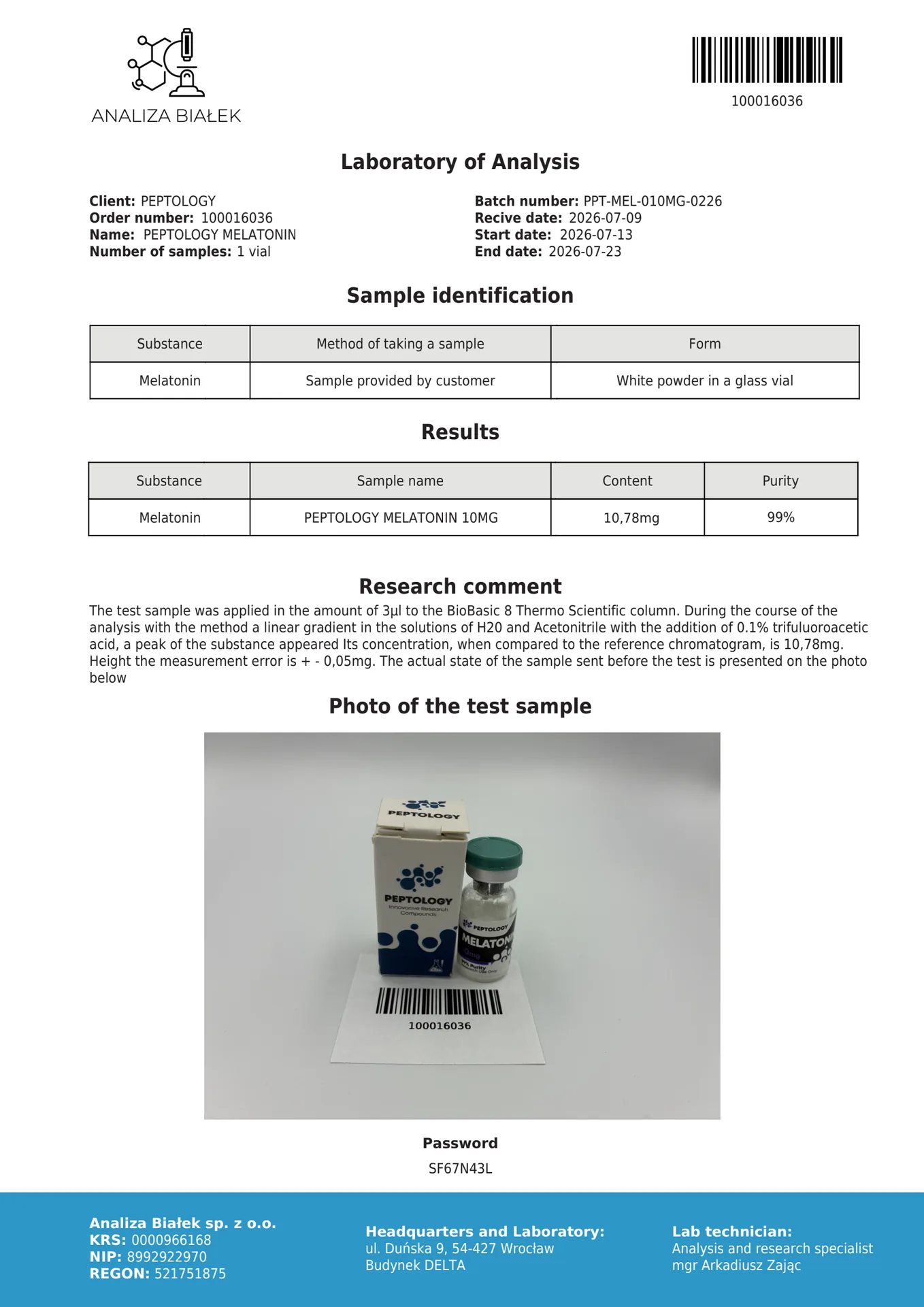 Melatonin 10 mg – Hormon epifize – slika 2